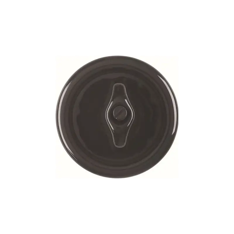 1930 Enjo+manette rotativ noir Porcelaine by Rosenthal