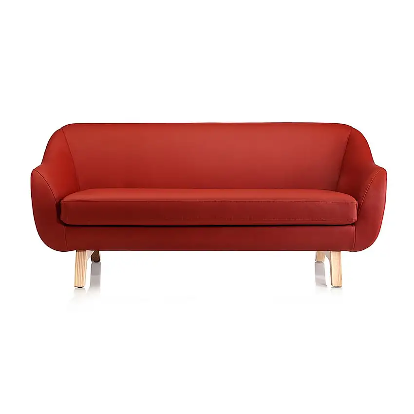 ALMA DESIGN canapé 3 places X BIG TOO avec structure en frêne naturel