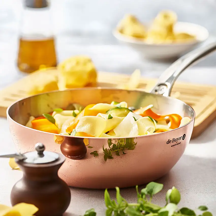 Sauté pompé en cuivre Prima Matera De Buyer (Induction)