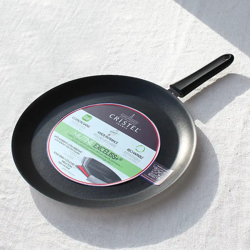 Crêpière antiadhésive en inox 18/10