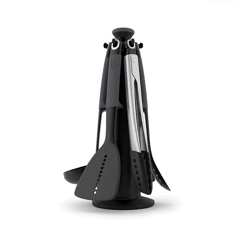 Elevate Carrousel Joseph Joseph Batterie de cuisine en nylon avec support