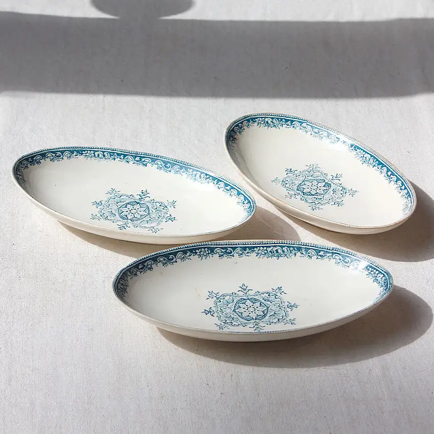 Trio de raviers en terre de fer