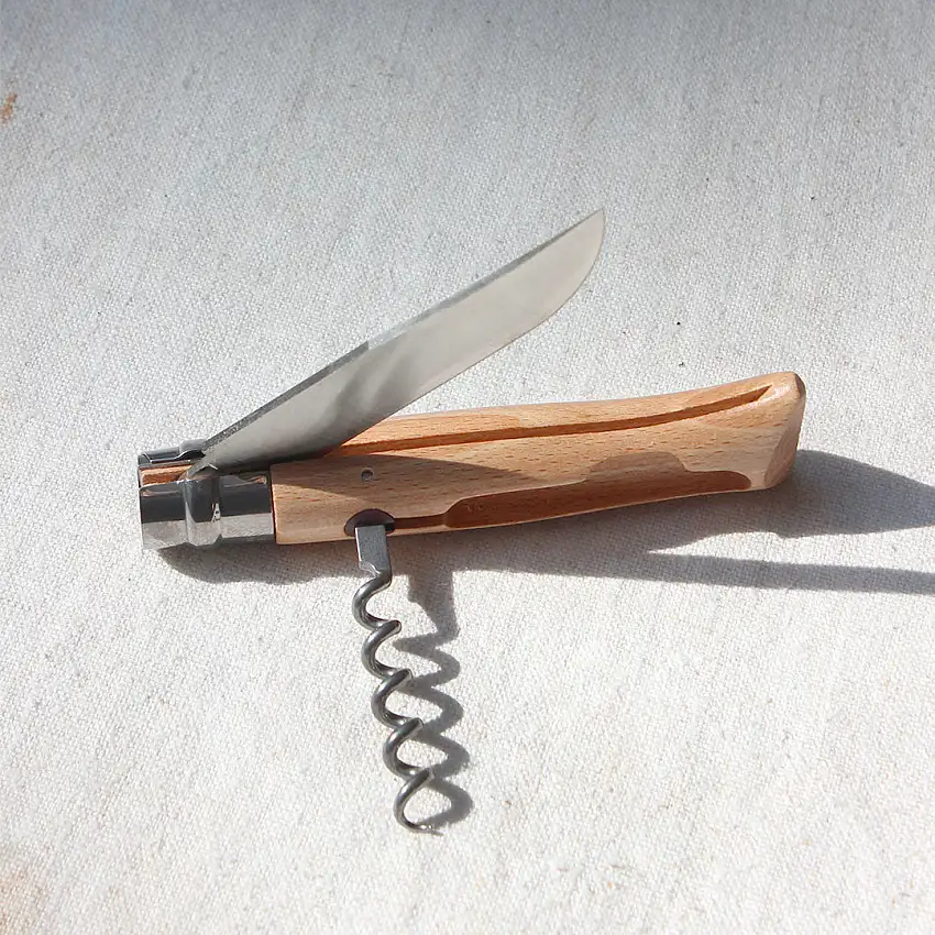 Couteau de poche tire-bouchon n°10 Opinel