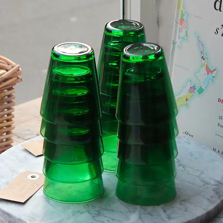 12 verres à eau bistrot