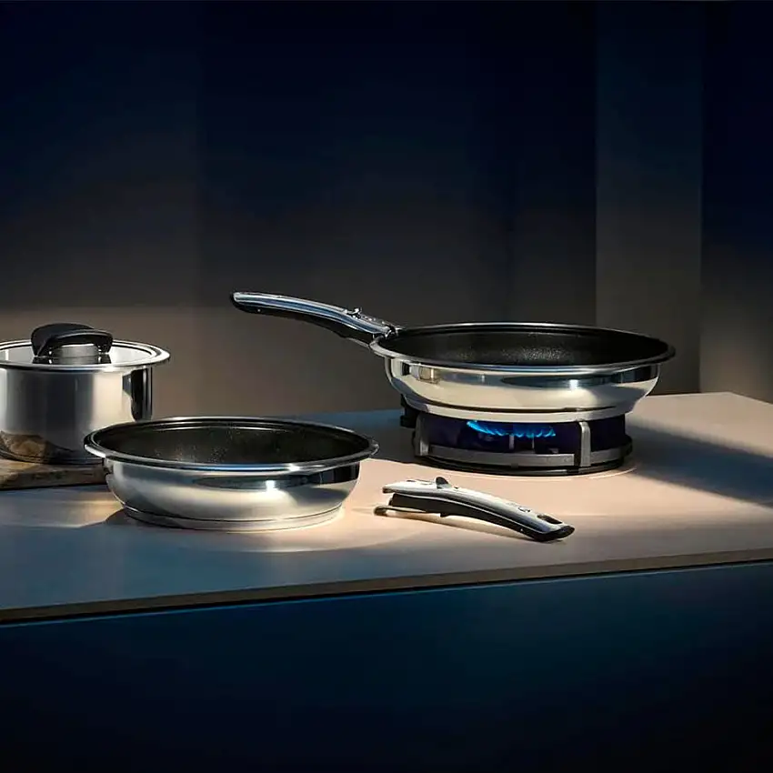 Ensemble de 2 poêles antiadhésives Permadur Click & Serve WMF