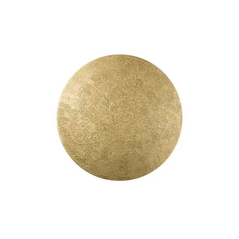 Abat-jour MANA 60 rond texture lunaire H : 2,2 cm doré