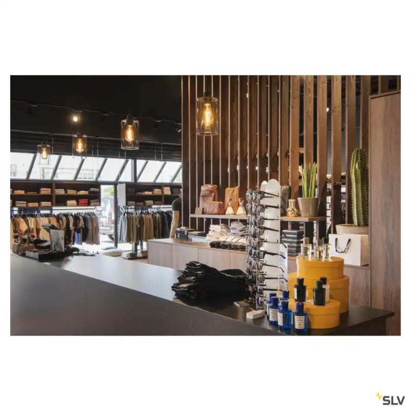 Abat-jour rond Fenda - Ø 125mm - 40W max - Verre - Brun