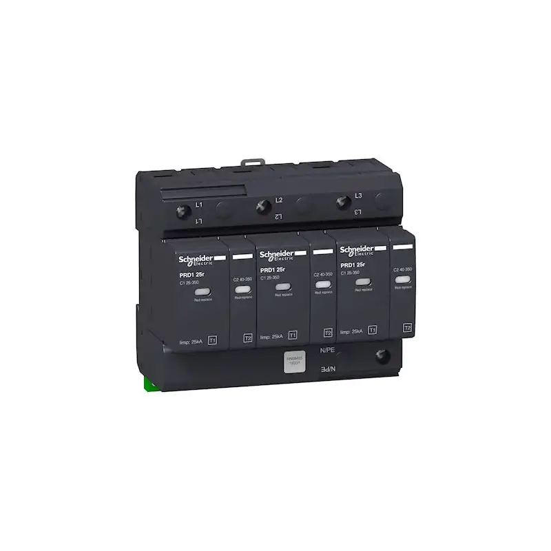 Acti9 - parafoudre PRD1 25r - 3P - débrochable - 350V - report de signalisation