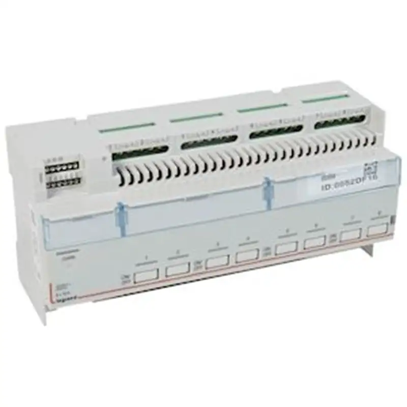 Actionneur ON/OFF avec marche forcée pour éclairage MyHOME BUS - 8 relais