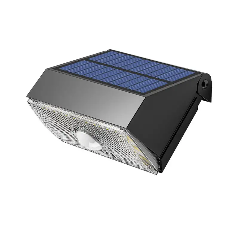 ALCOR - Mini Applique LED solaire murale noire - IP54 - 6,8W