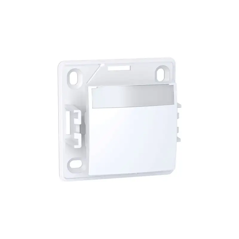Alréa Poussoir a fermeture porte-etiquette sans lampe blanc polaire