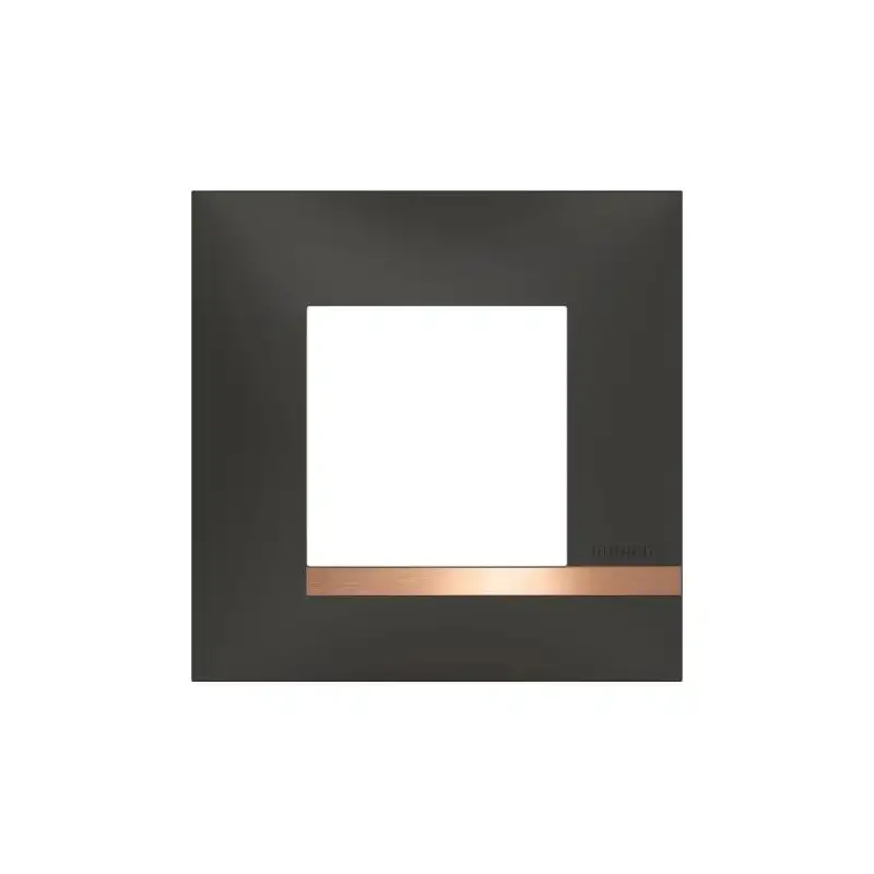 Altège plaque 1 poste note cuivrée