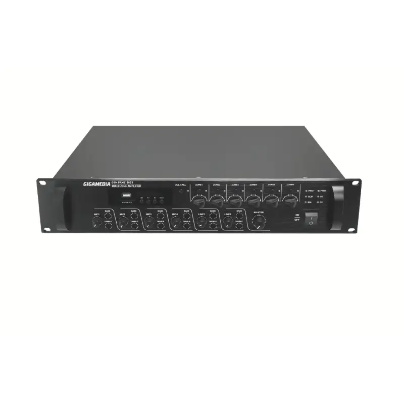 Amplificateur mélangeur 6 zones 120W + source