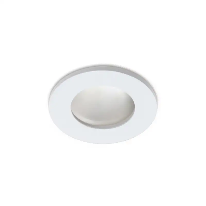 Bath Round Matt 200Ma 7.5W Dim Ph.Cut 3000K IP65 CRI sup 80 Blanc Mat