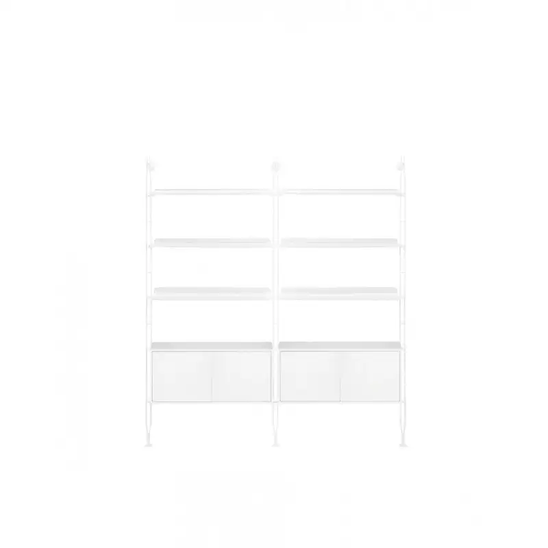 Bibliothèque Adam Wood Avec Rangement