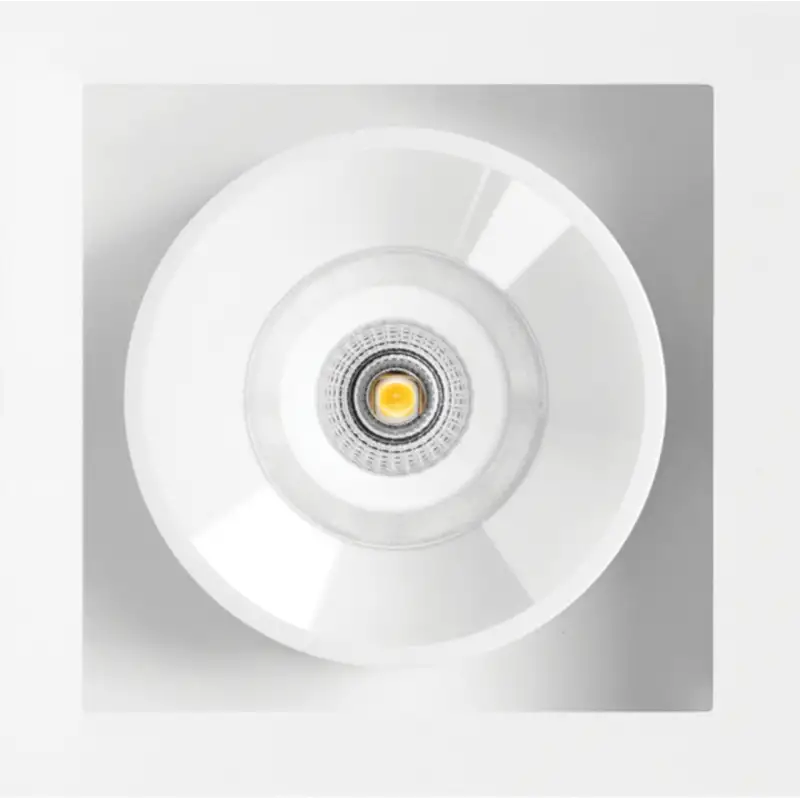 Black Foster Recessed 1 Flood 3000K IP20 CRI sup 90 W