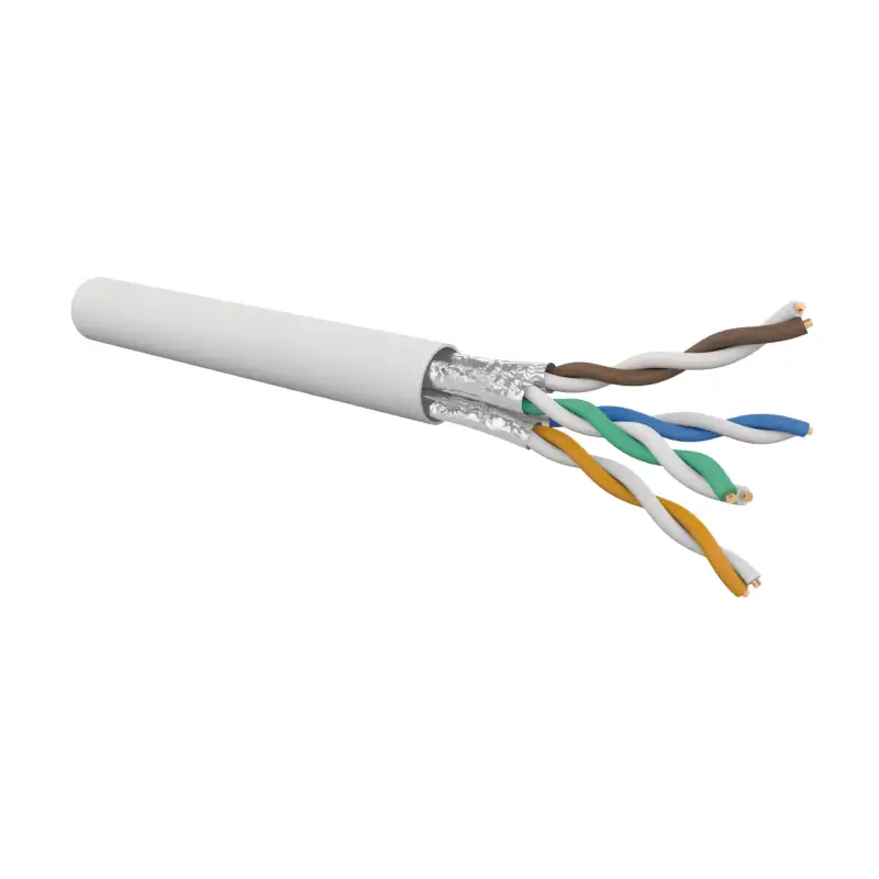 Câble CAT6A 4 paires AWG23 U/FTP LSOH Dca Blanc (touret de 500m)