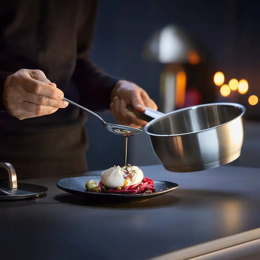 Casserole en acier inoxydable Ionic WMF avec couvercle