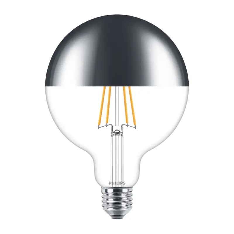 CLASSIC globe deco Giant LED E27 7,2-50W 827 dimmable 650lm GOLD - lot de 4u.