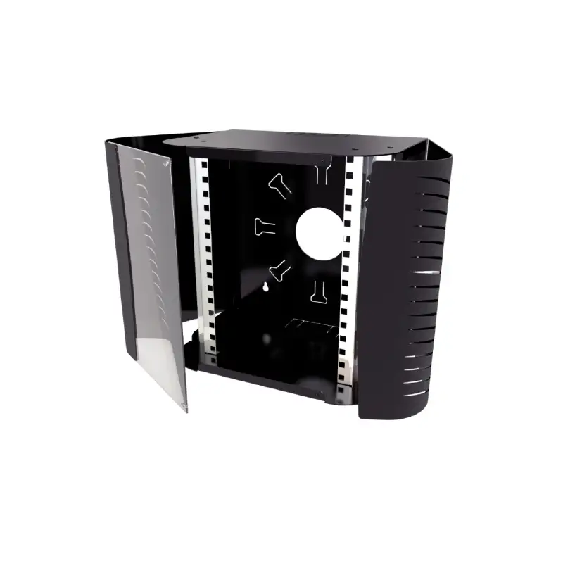 Coffret 10' 123 CONNECT 8U prof 255 mm - Noir