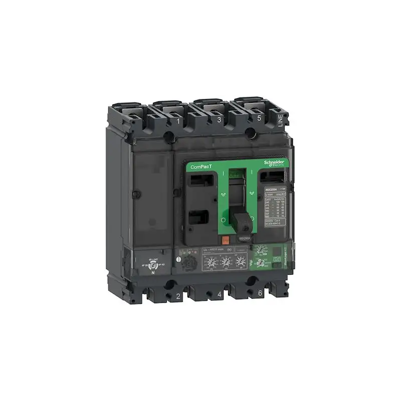 Compact NSX250B - disjoncteur Vigi - Micrologic 4,2 250A - 4P4D - 25kA - fixe