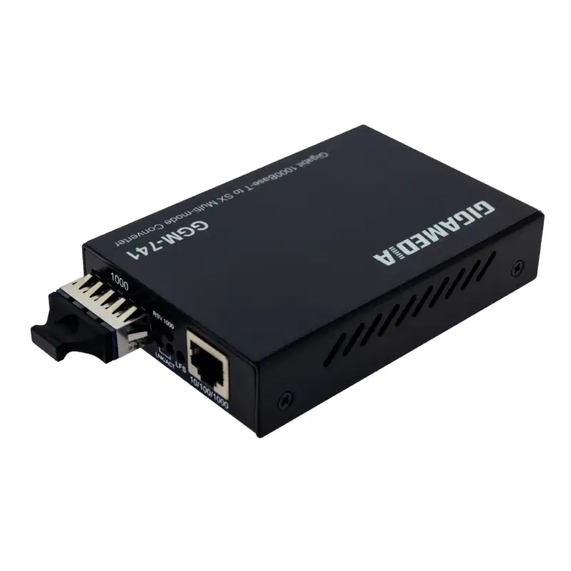 Convertisseur de média 1000TX vs 1000SX multimode SC