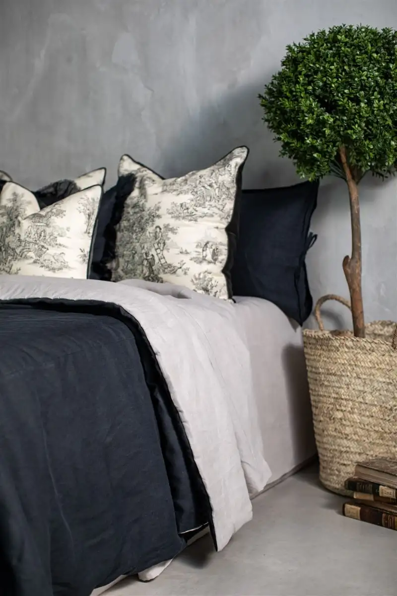 Couvre-lit réversible Pure, lin CL8801_LI0_000-1655