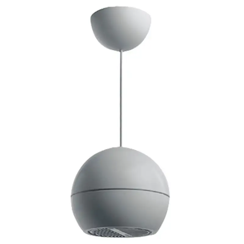 Enceinte sphérique 10W boîtier ABS blanc grand angle d'ouverture IP63