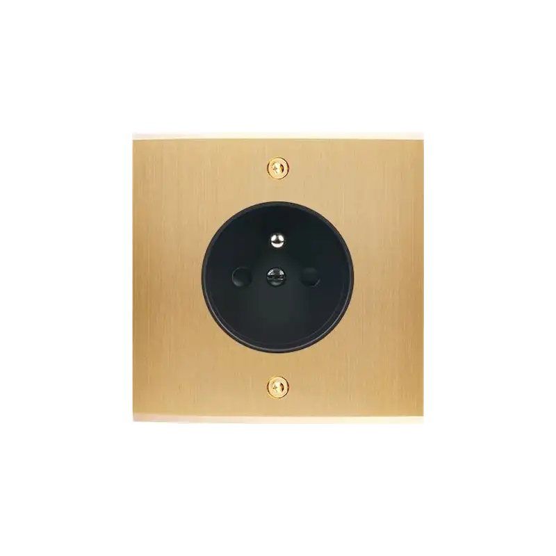 Façade Confidence Laiton Brosse Simple PC à Vis