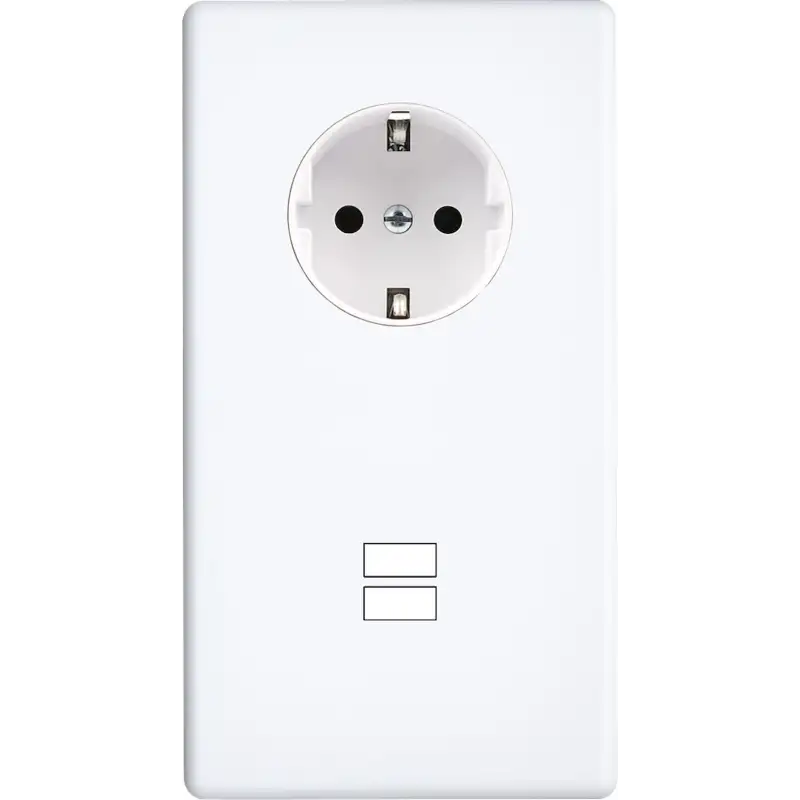 Façade Hitera blanc SOFT Touch double verticale PCK U1