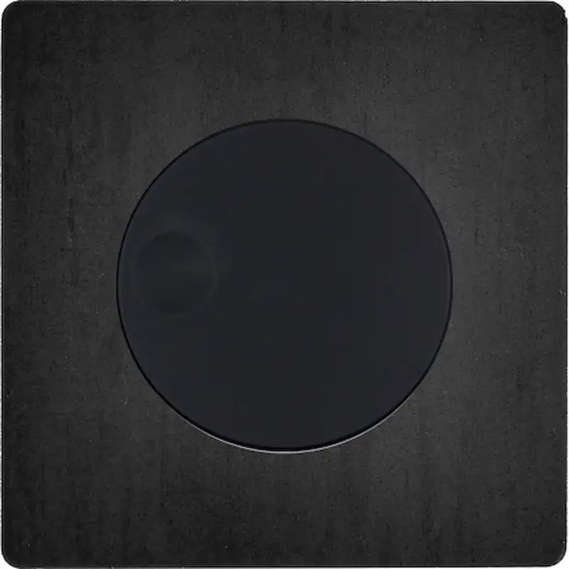 Façade 'M' acier verni simple 1 variateur magnétique