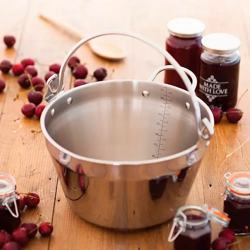 Casserole en acier inoxydable Maslin de 4,5 L pour la mise en conserve KitchenCraft