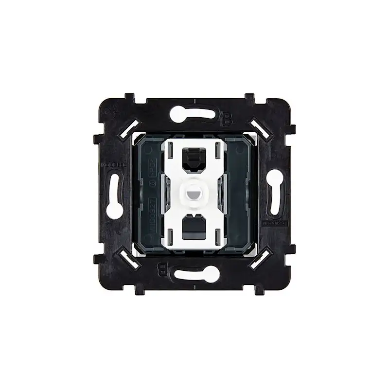 Mécanisme va et vient ou poussoir blanc support blanc pour Collection Hitera