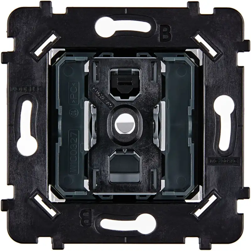 Mécanisme Va Et Vient Ou Poussoir Blanc Support Noir Pour Collection Hitera