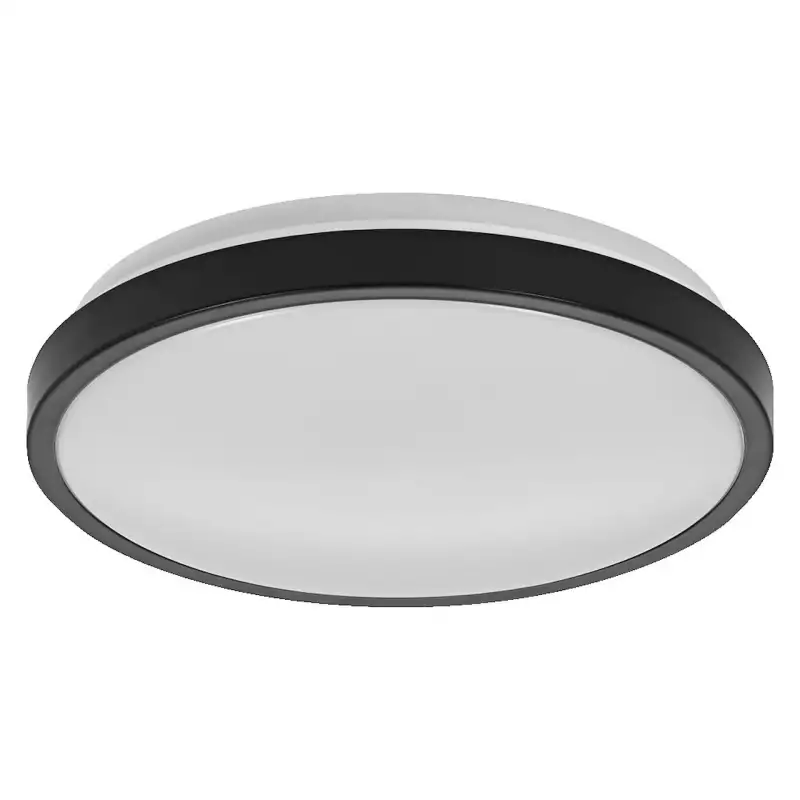 Orbis Disc Plafonnier IP44 300mm CLICK CCT Noir