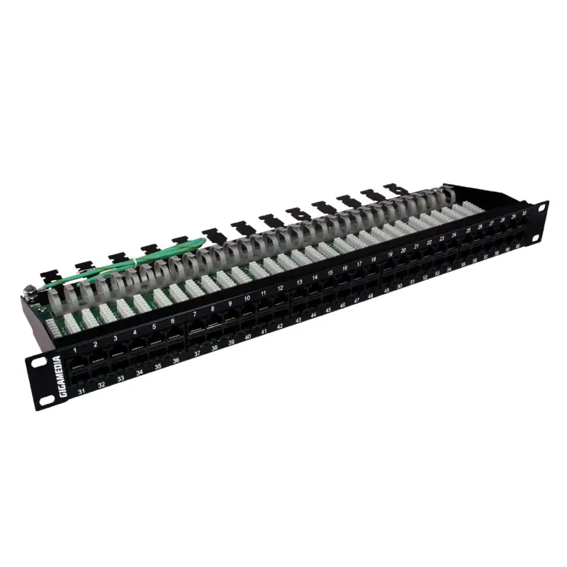 Panneau téléphonique 60 ports RJ45 CAT3 UTP 1U noir (3,6 4,5)