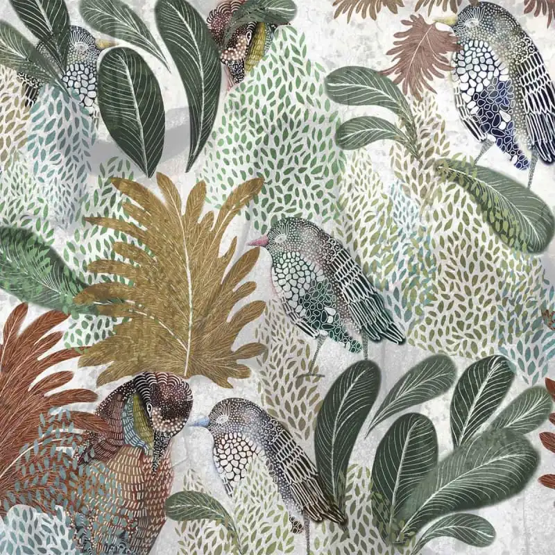 Papier peint panoramique Love Birds