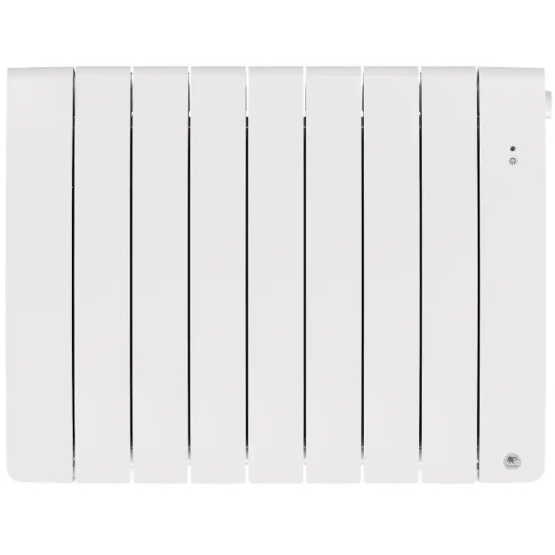 Radiateur chaleur douce connecté Bilbao 4 horizontal 1250W blanc brillant