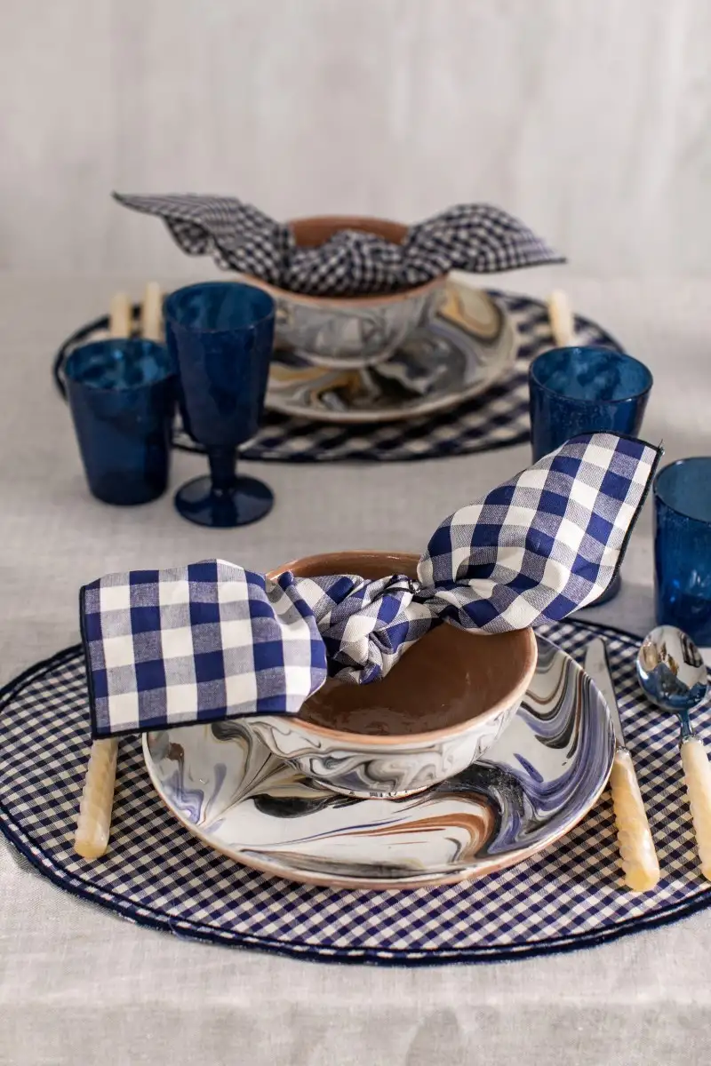 Set de table en coton antitache Filo AE0602_CO0_000-2032