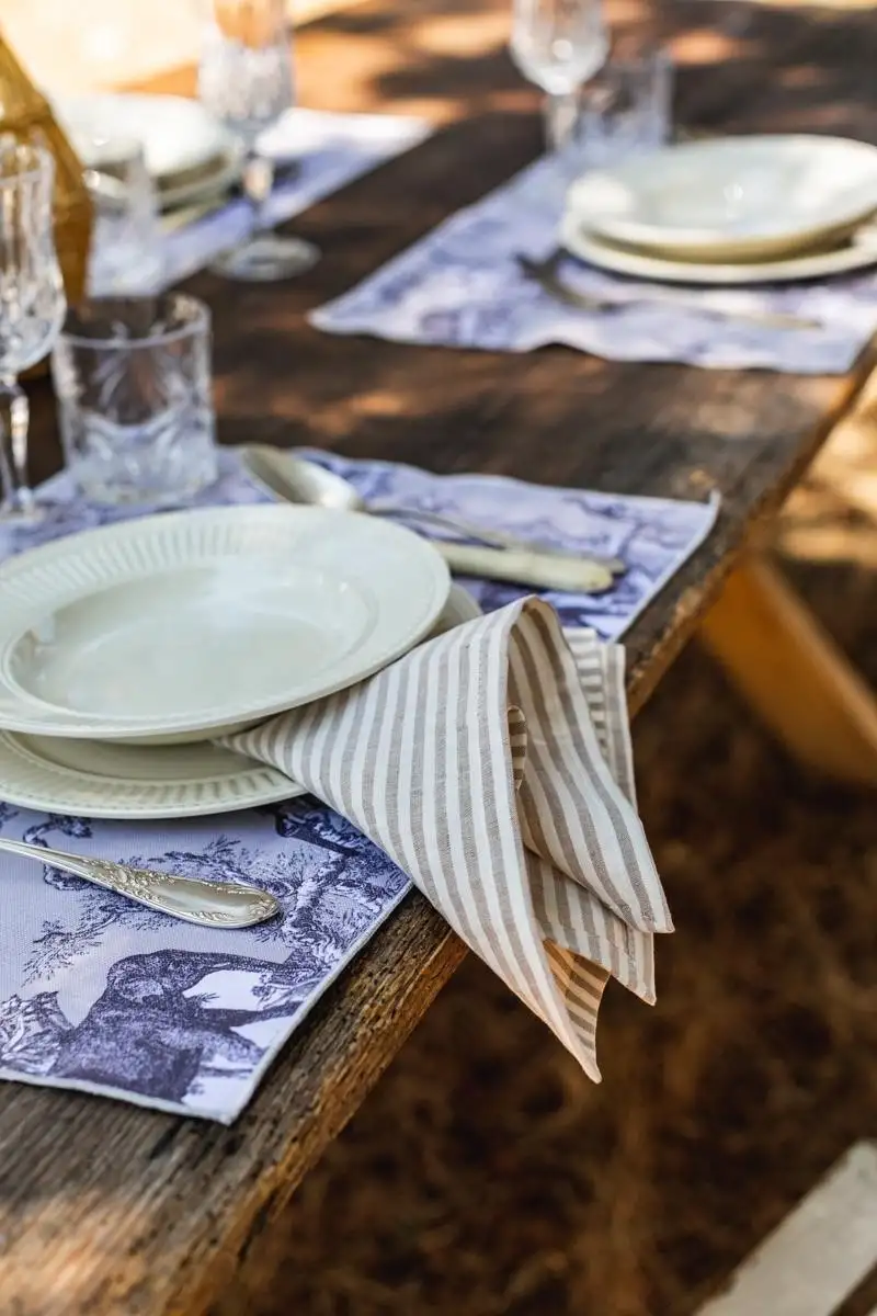 Set de table en coton antitache Filo AE0602_CO0_000-1855