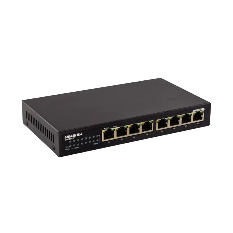 Switch non-manageable 8 ports Gigabit dont 7 PoE+ (110W)