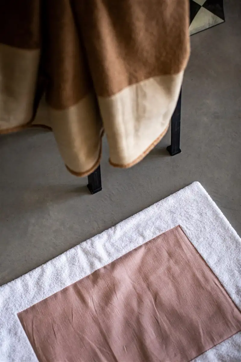 Tapis de salle de bains en coton Bauhaus AT0900_CO0_000-1664