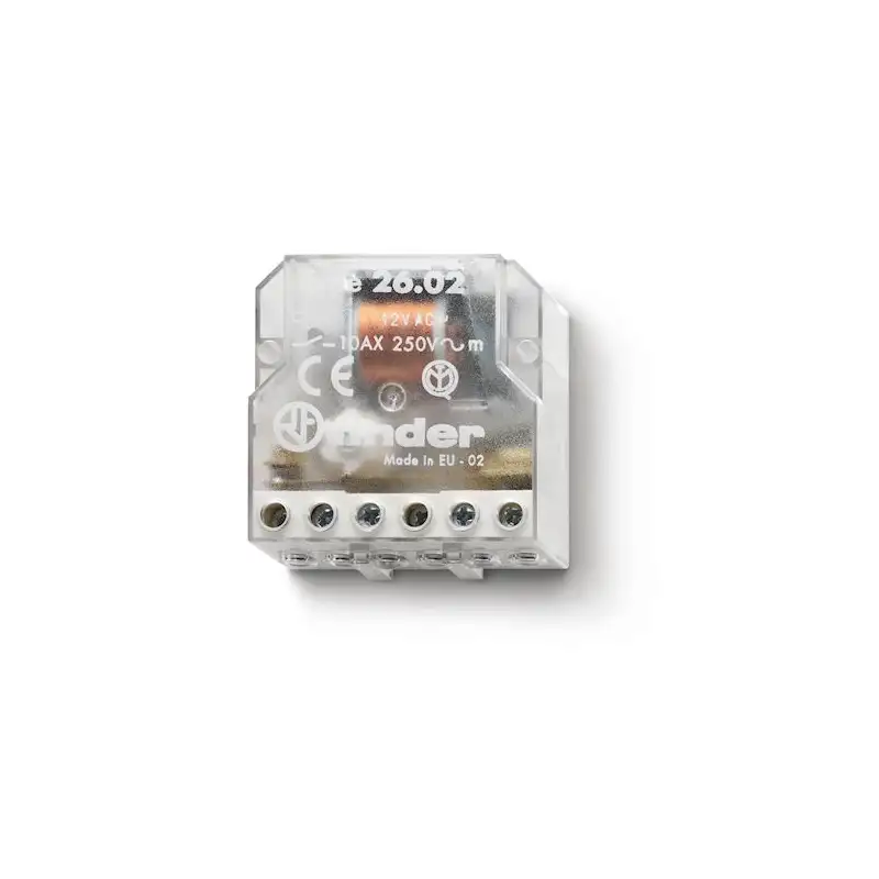 Télérupteur de boîte volet roulant 2NO 10A 12V AC inverseur 4 séquences - lot de 10u.