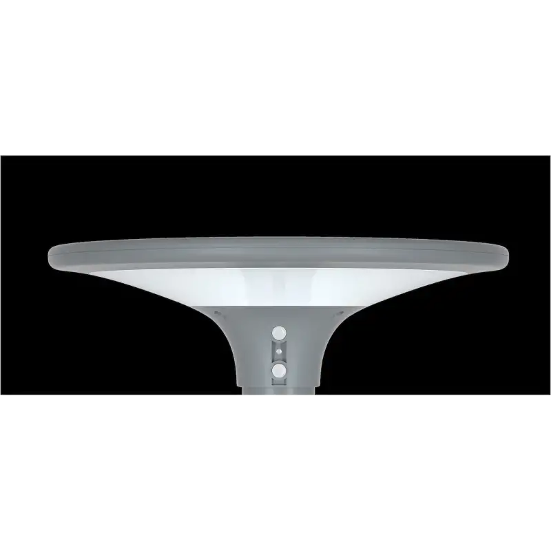 XENIA - Tete de mat LED solaire 20W - 360° avec double CCT et diffuseur opale